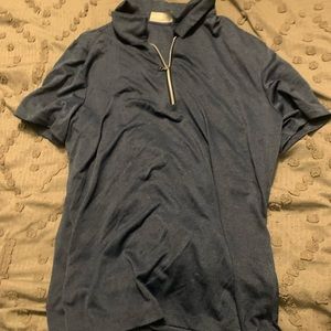 Callaway Half Zip Navy Blue Collared Golf Shirt